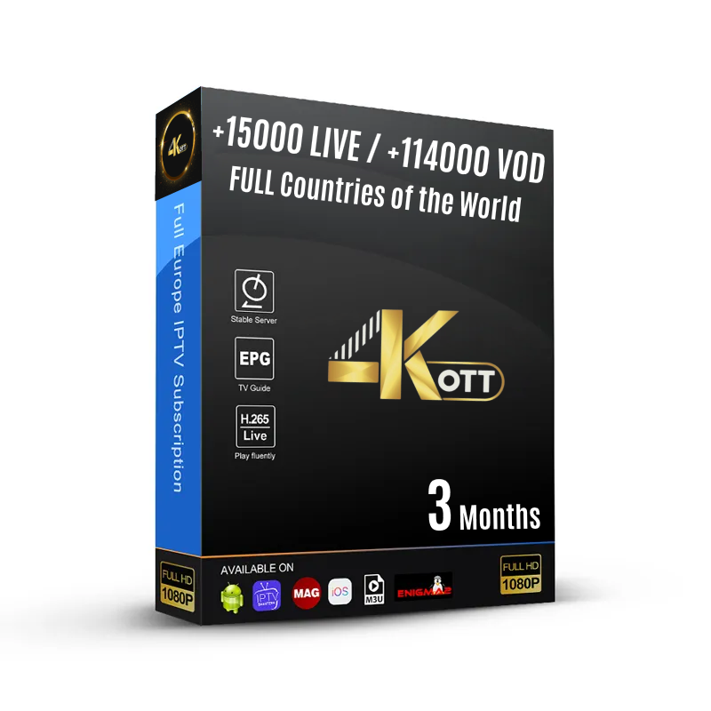 4kott iptv OTT Elite iptv 3 mois